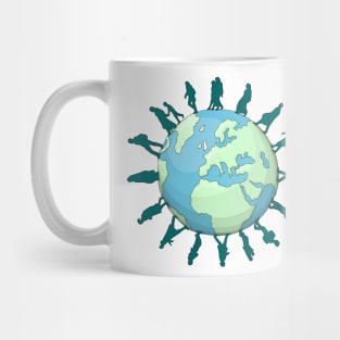 immigration around the world Mug